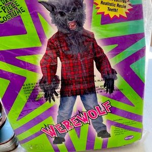 Halloween wolf costume-child
